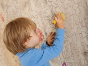 Wandverkleidung aus Holz, Carving-Kids-II, gebürstet-gelaugt-weiss-geölt (Mafi)
